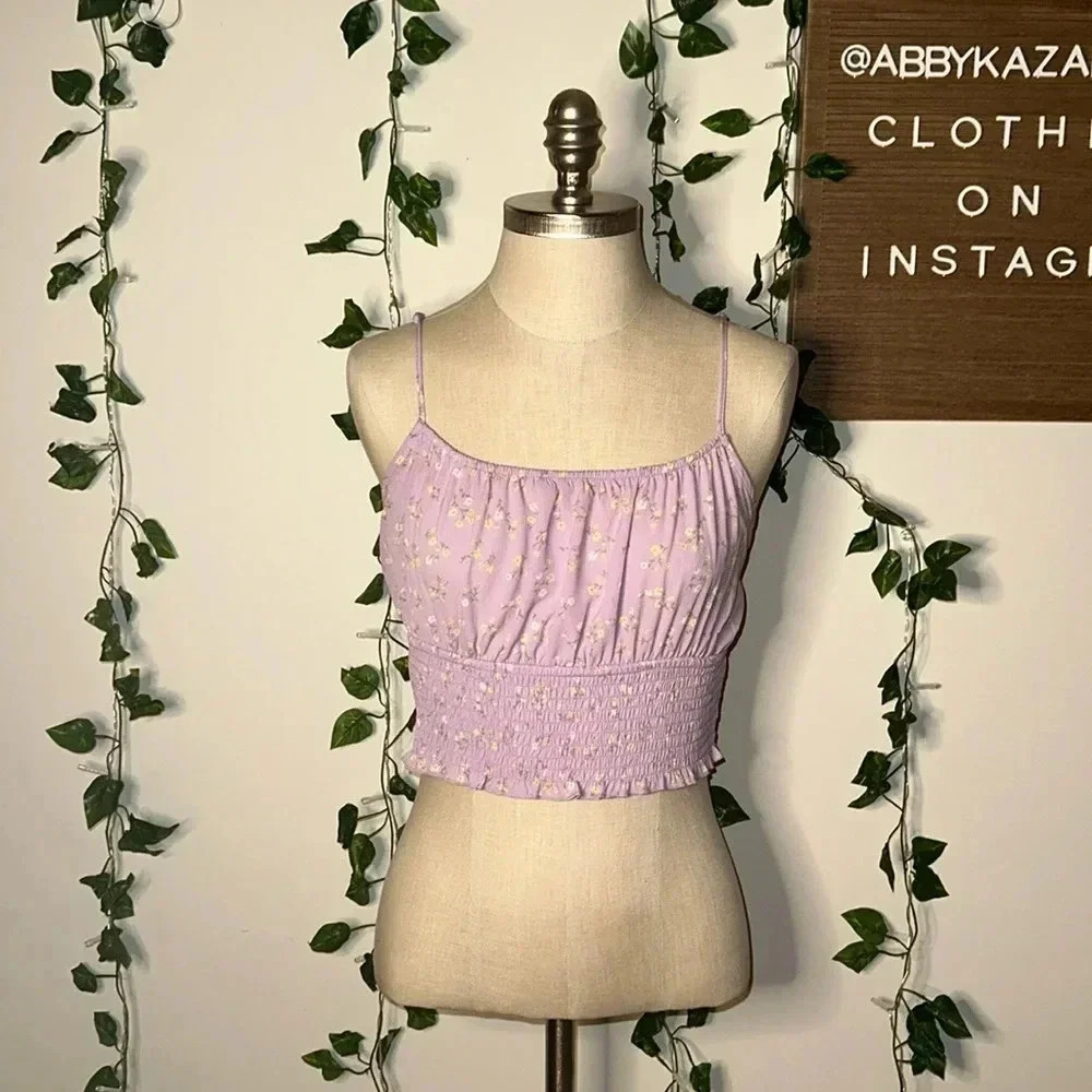 Pink Rose Tie Back Top